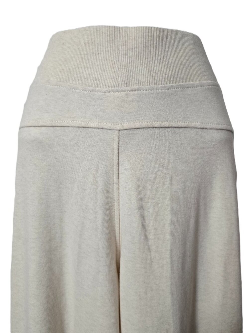 Pact Airplane Wide Leg Pants XS Organic Cotton Pintuck Sweats 2 PAIR Taupe Cream - Picture 11 of 14